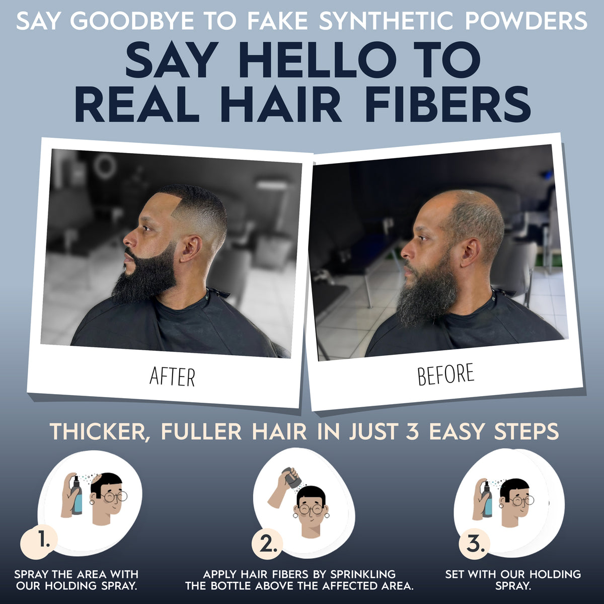 Hair Illusion Real Hair Fibers 18g - Hair Illusion Inc