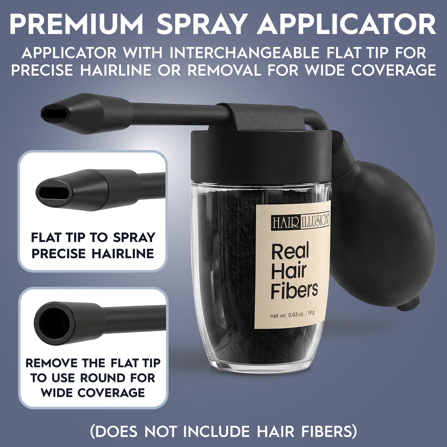 Hair illusion Hair Fibers Spray Applicator to conceal thinning hair, edges, bald spots, receding hairline and alopecia 10.00% Off Auto renew - Hair Illusion Inc