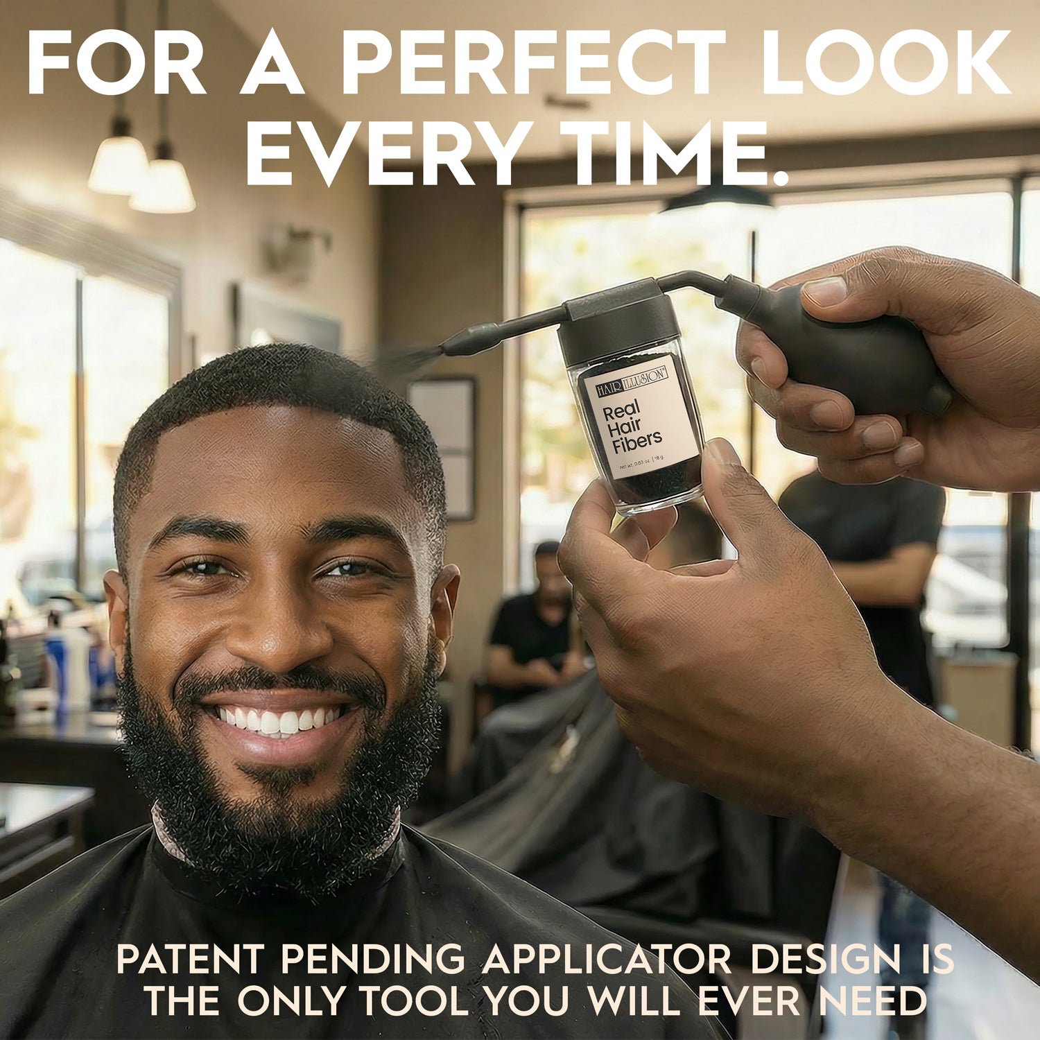 Hair illusion Hair Fibers Spray Applicator to conceal thinning hair, edges, bald spots, receding hairline and alopecia 10.00% Off Auto renew - Hair Illusion Inc