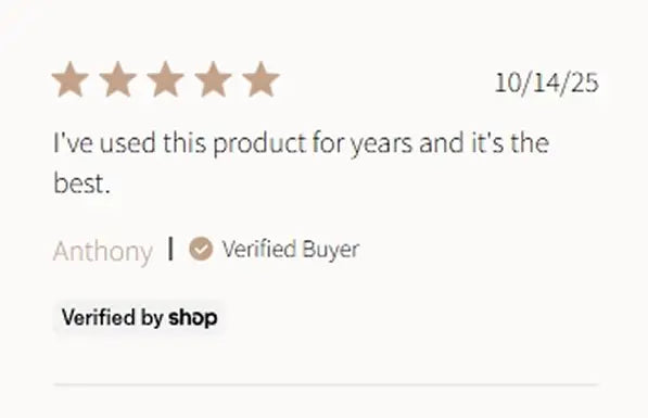 Customer testimonial