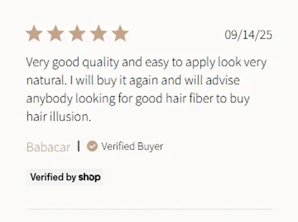 Customer testimonial
