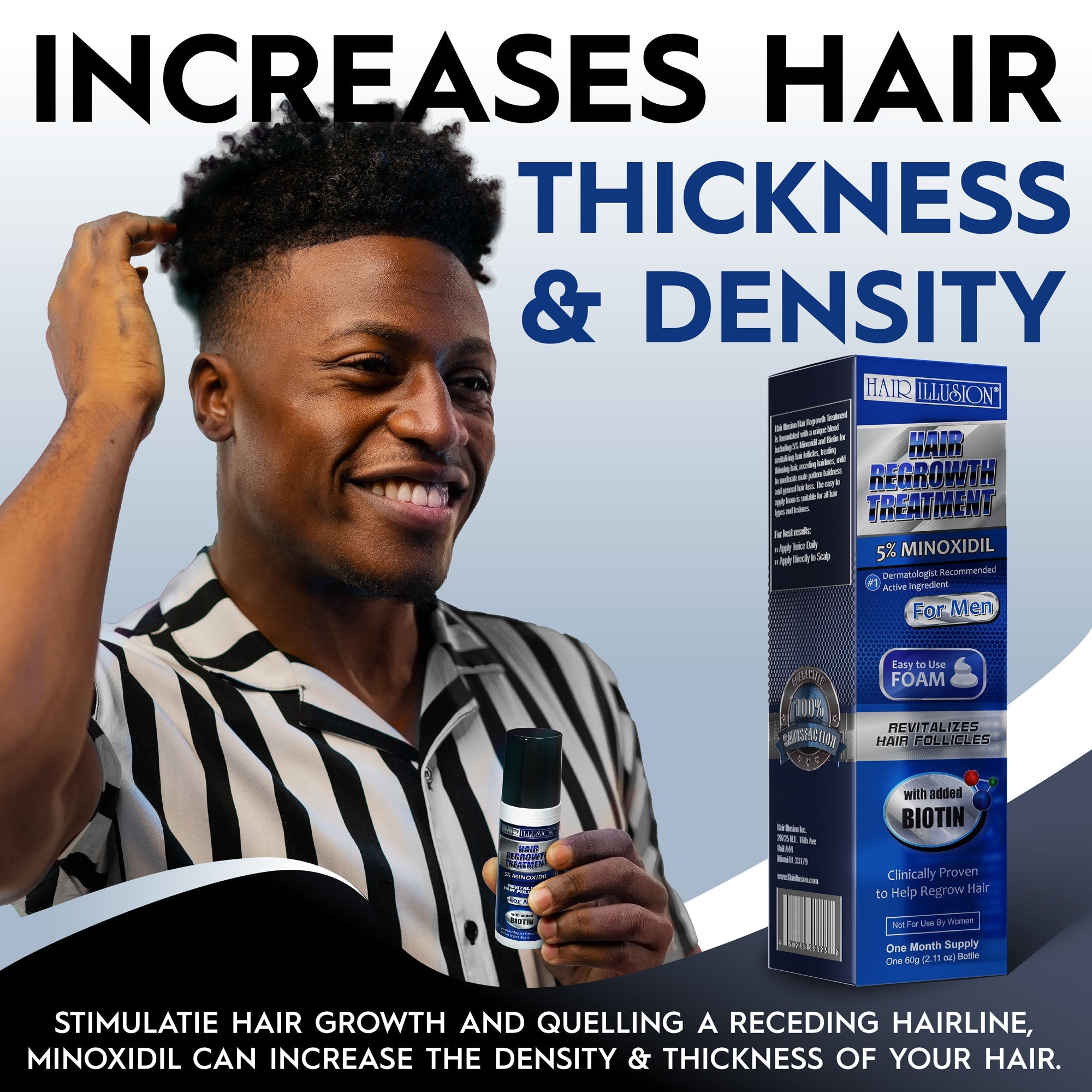 Minoxidil (Rogaine) 5% Men's Hair Regrowth Foam (Pack of 3)