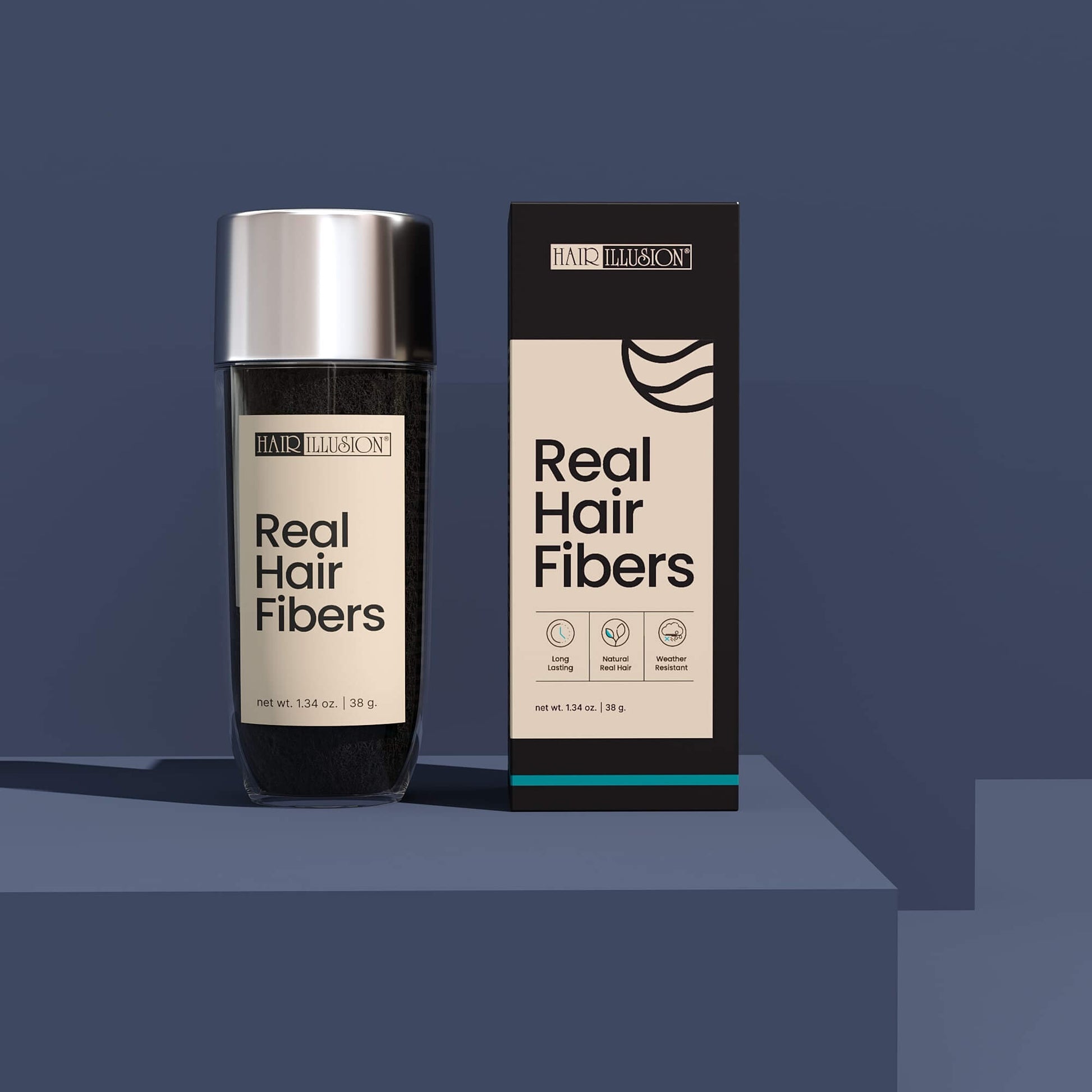 Hair illusion Real Hair Fibers 38g - Hair Illusion Inc